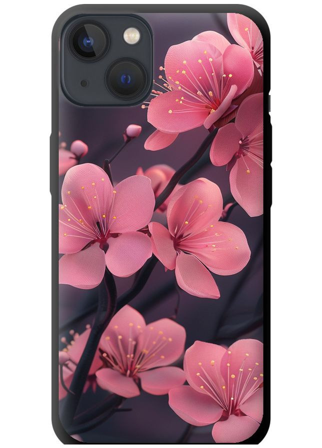 TPU чехол 'Пурпурная сакура' для Endorphone apple iphone 13 (293948414)