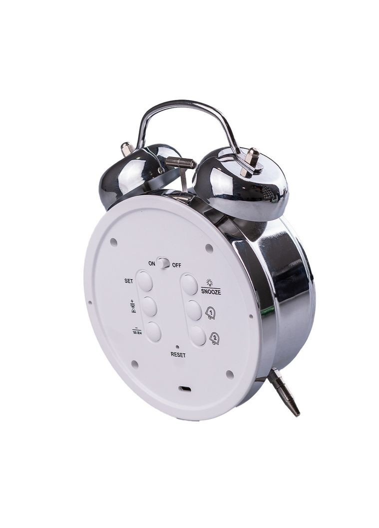 Часы настольные электронные с будильником и led-экраном Стальной Happy Life (315637266)