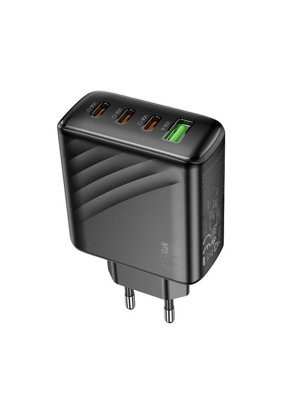 Мережевий зарядний пристрій CS27A Supply PD67W (3C1A) charger (EU) Black Hoco (391226519)