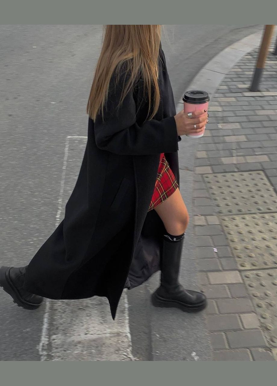 Черное Пальто No Brand