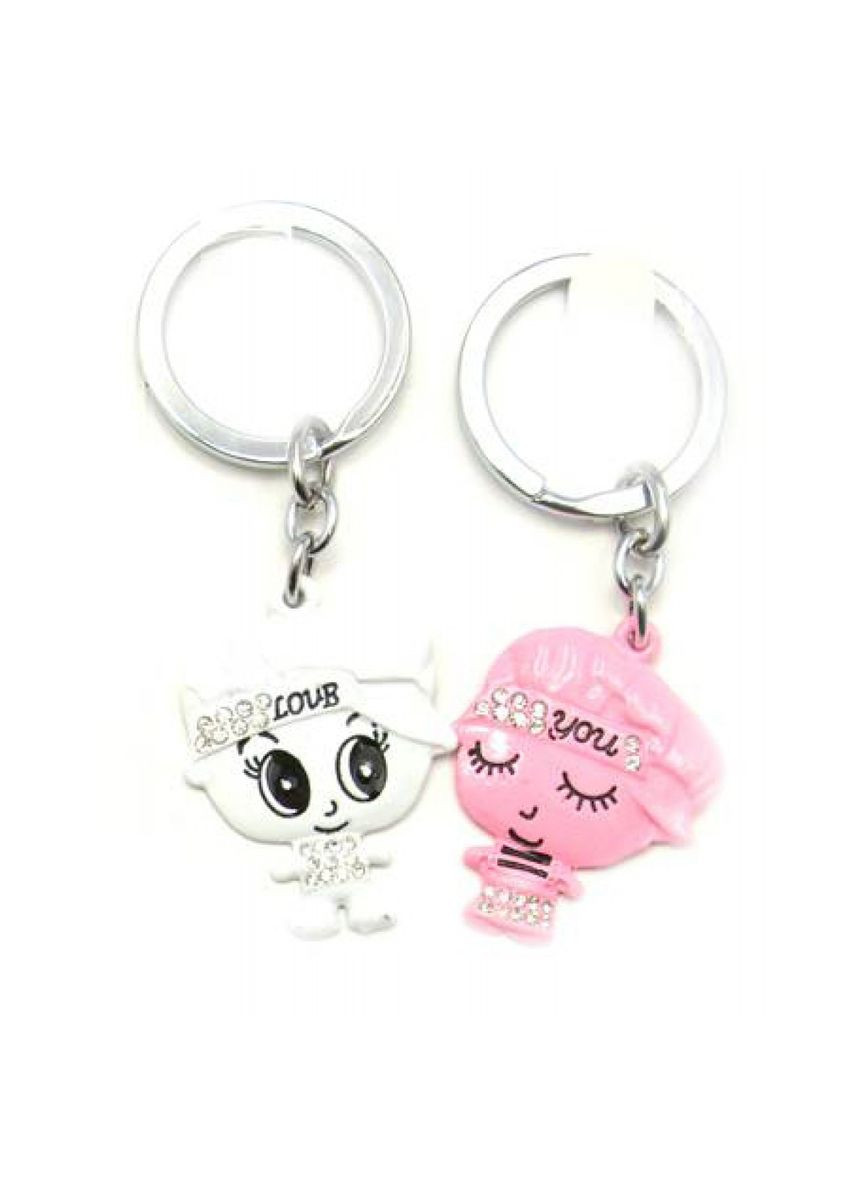 Брелки для влюбленных (Q) "Мальчик с девочкой" No Brand (316718611)