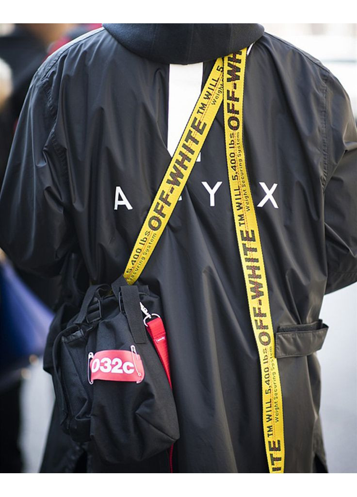 Ремень жёлтый Off-White Yellow Industrial Belt (356677855)