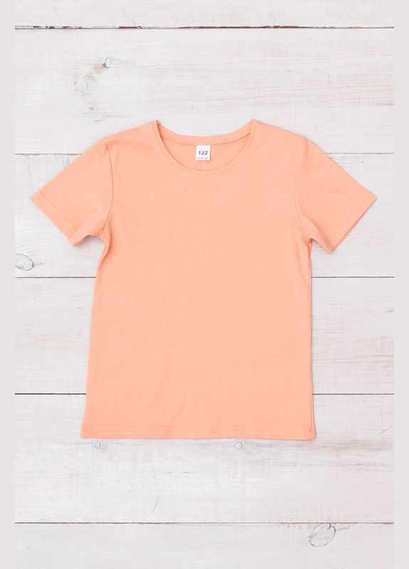 Помаранчева літня футболка дитяча (p-9915) Носи своє