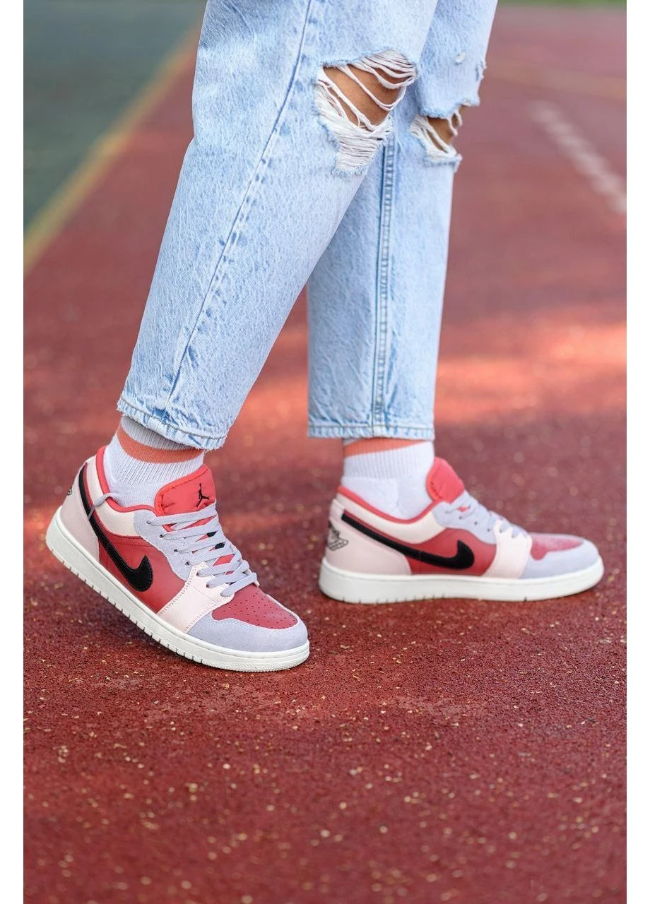 КРОССОВКИ ЖЕНСКИЕ NIKE AIR JORDAN RETRO 1 LOW CANYON RUST НАЙК АИР ДЖОРДАН No Brand комбинированные демисезоны (391937234)