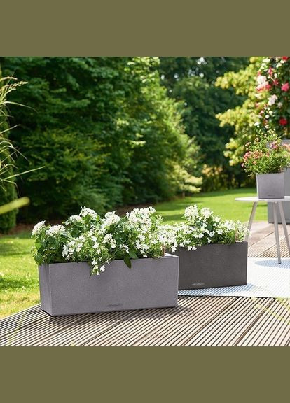 Вазон Balconera Stone 50 графітово-чорний 15652 Lechuza (316615905)