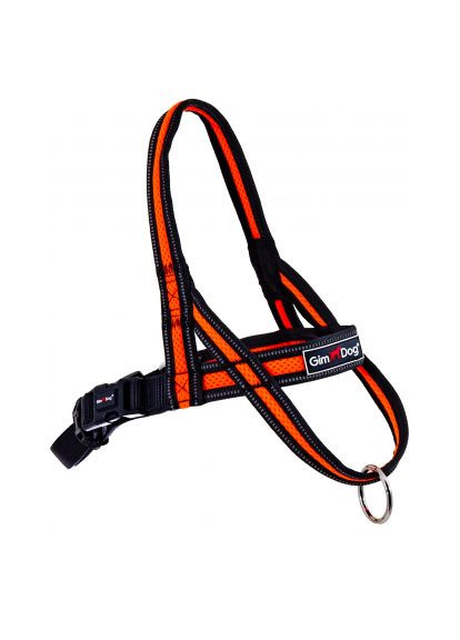 Шлей для собак Alfresco Y неопрен 2.0х55 58-70 см оранжевая (8009632059693) GimDog Alfresco Y неопрен 2.0х55 58-70 см помаранчева (366515964)