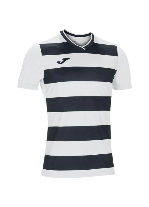 Белая футболка бело-черная 101466.201 Joma EUROPA IV