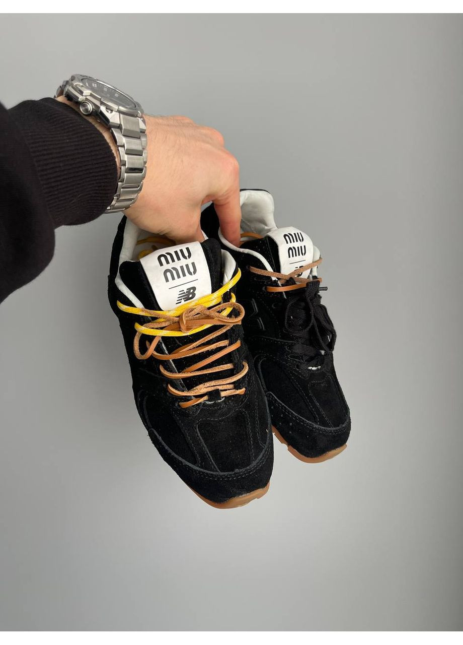 Кроссовки женские и мужские New Balance x Miu Miu 530 black | Нью Беланс 530 черные No Brand чёрные демисезоны (361081638)