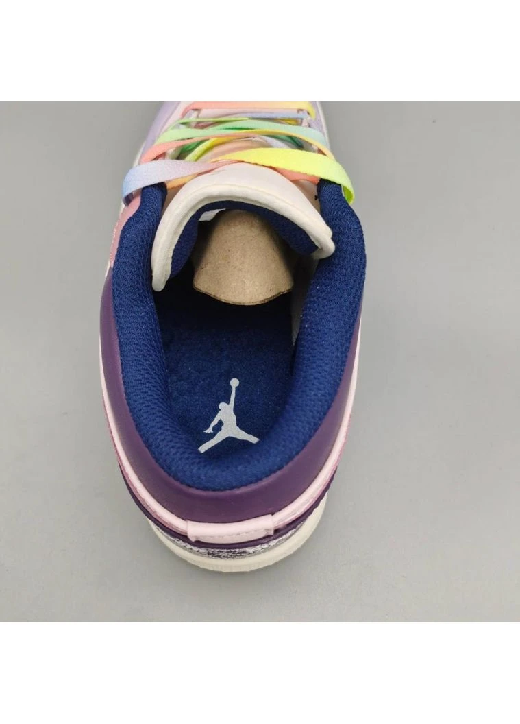 Фіолетові літні кросівки nike air jordan 1 low pastel purple найк аір джордан фіолетові No Brand
