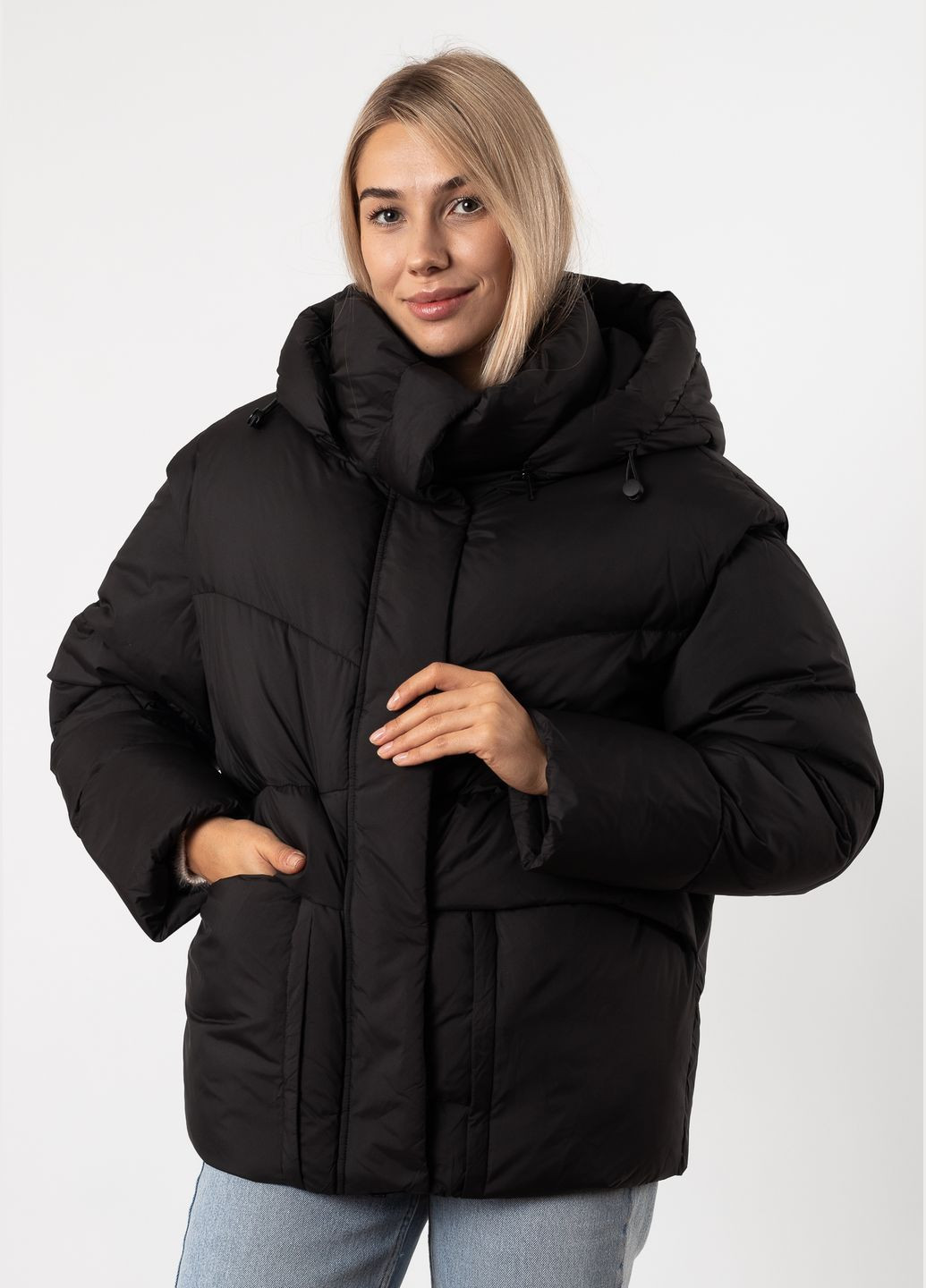 Черный Пуховик Snow Owl