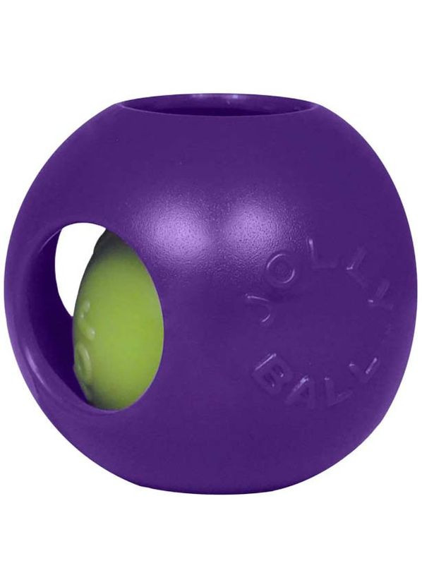 Игрушки для собак мяч двойной Тизер болл 21х21х21 см Фиолетовая (1508PR) Jolly Pets (279570809)