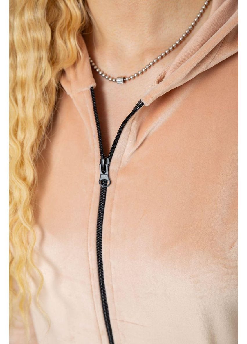 Халат жіночий велюровий на блискавці,, 238R101 Ager (362047208)