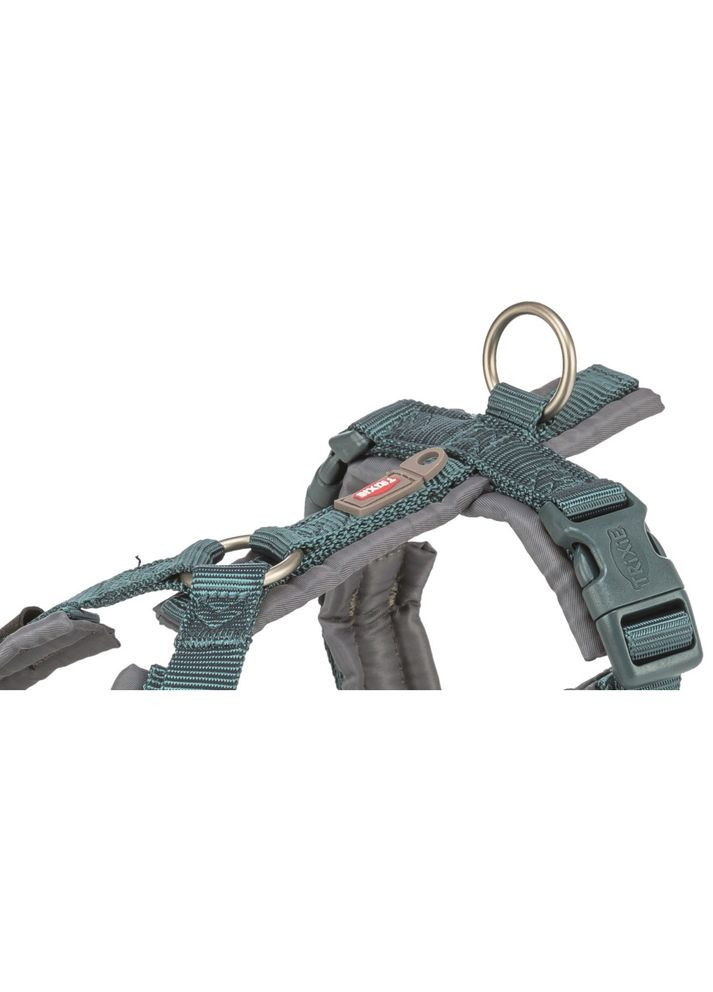 Шлея Premium для собак трекінгова M 53–64 см 20 мм синьо-сіра Trixie (372504145)