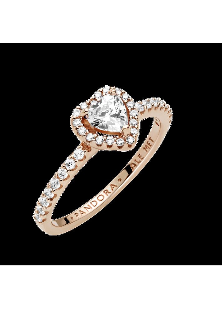 Кольцо Пандора "Блестящее прозрачное сердце" 188421C02 Kabluchka (355346716)