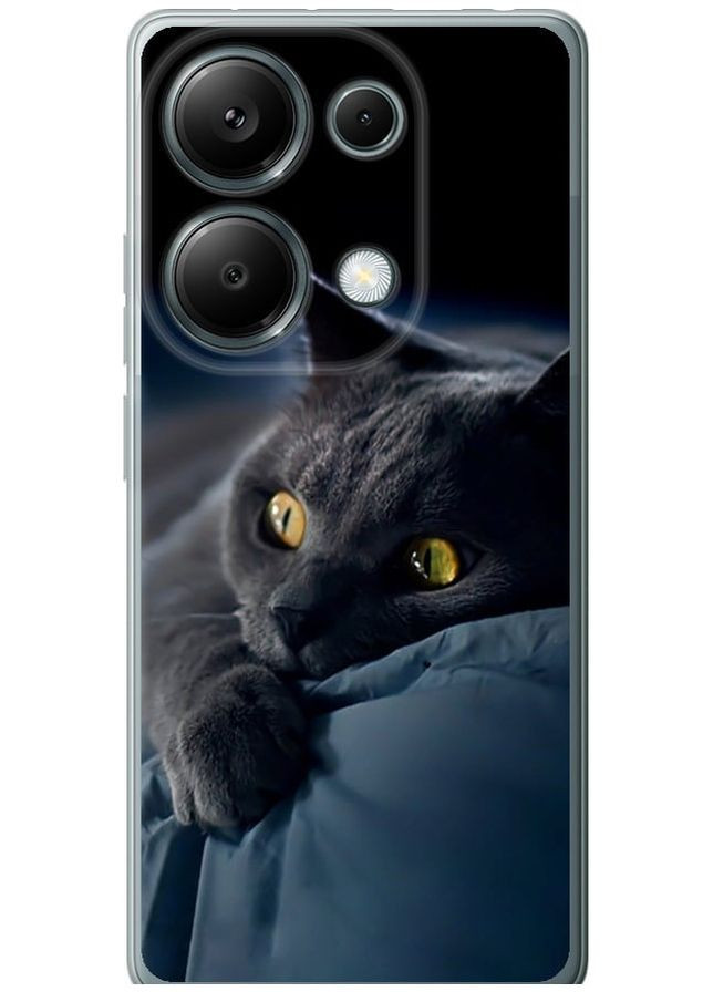 Силіконовий чохол 'Димчастий кіт' для Endorphone Xiaomi Poco M6 Pro (307833786)