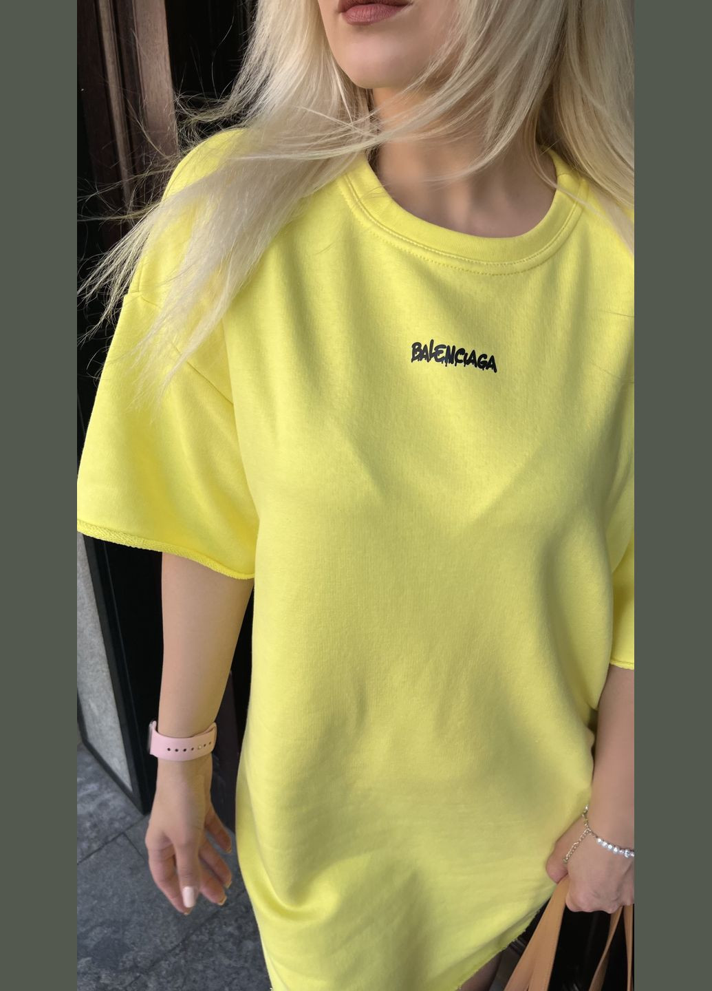 Жовтий сукня No Brand