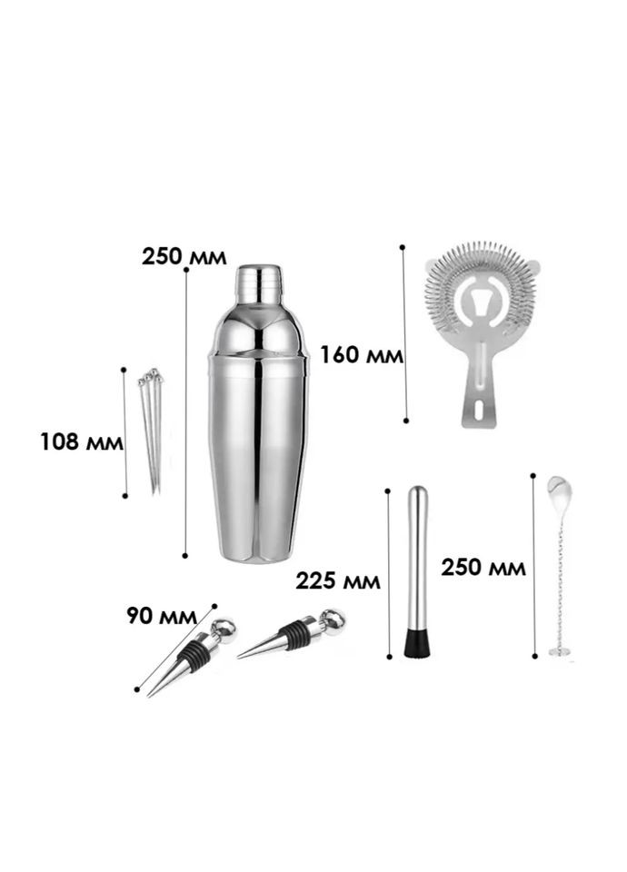 Подарунковий набір бармена B6 для приготування коктейлів 16 предметів Youchen (323640790)