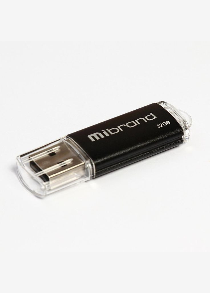 USB флеш накопичувач (MI2.0/CU32P1B) Mibrand 32gb cougar black usb 2.0 (268146431)