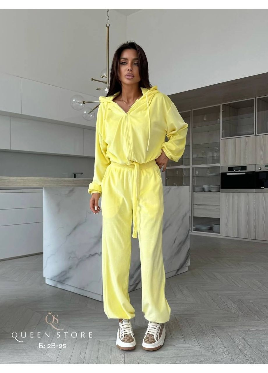 Костюм из мягкого хлопкового велюра,брюки и кофта с капюшоном. Україна (362699627)