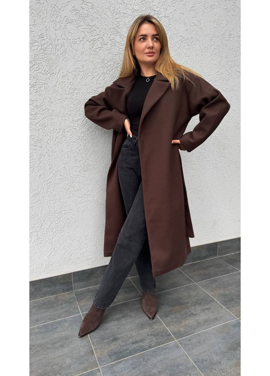 Чорне Утеплені пальто. Кашемір No Brand