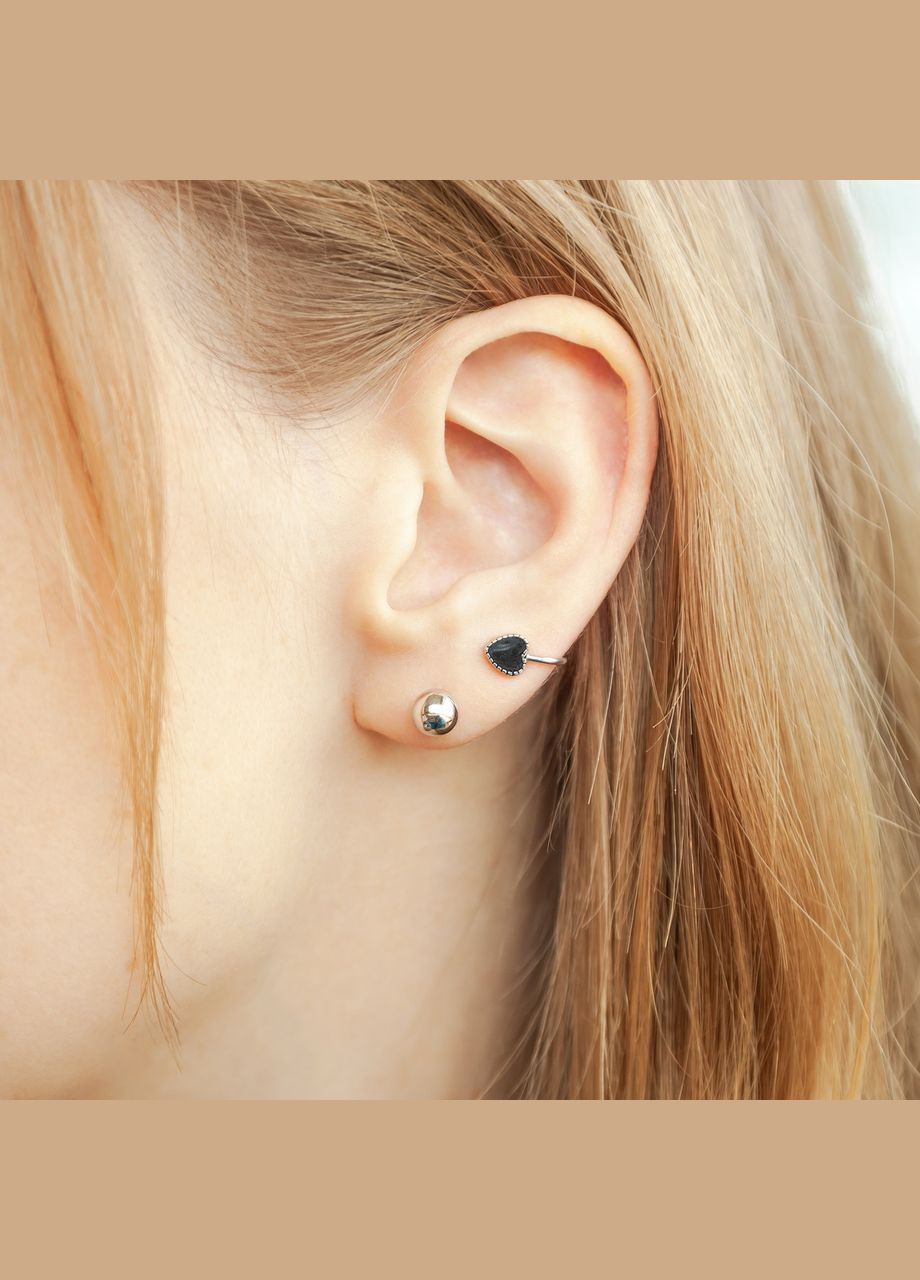 Комплект серебряный серьги с эмалью серьги кафы и браслет. No Brand (362177050)