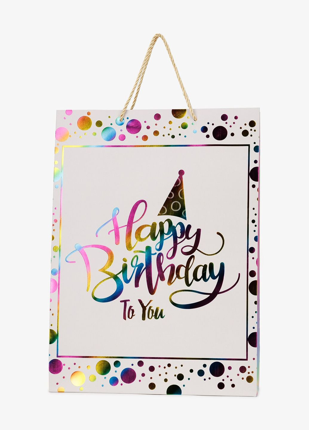 Пакет подарочный JZ05106 Белый shop (2000990854605) No Brand (362705564)