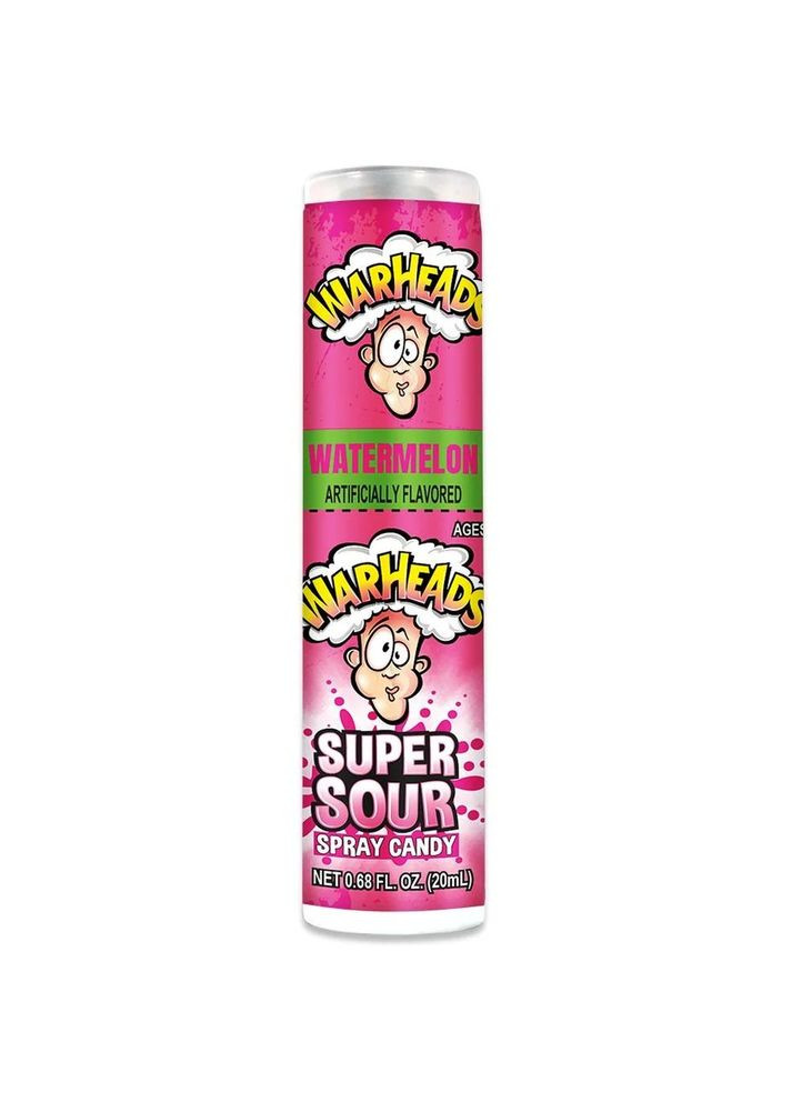 Super Sour Spray Candy (арбуз) 20 ml Warheads (317045763)