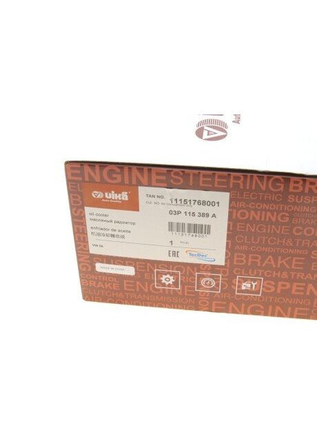 Корпус масляного фильтра (с радиатором) VW Polo/Skoda Fabia 1.2 TDi 09 11151768001 (opt-om) VIKA (345765988)
