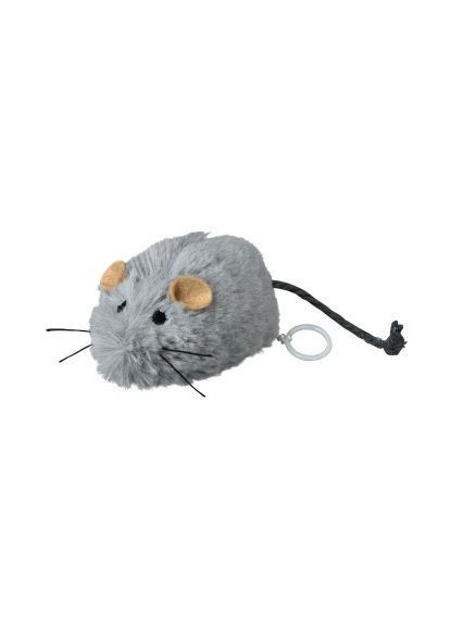 Игрушка для кошек Мышь заводная 8.5 см серая (4011905040837) Trixie Миша заводна 8.5 см сіра (369880003)