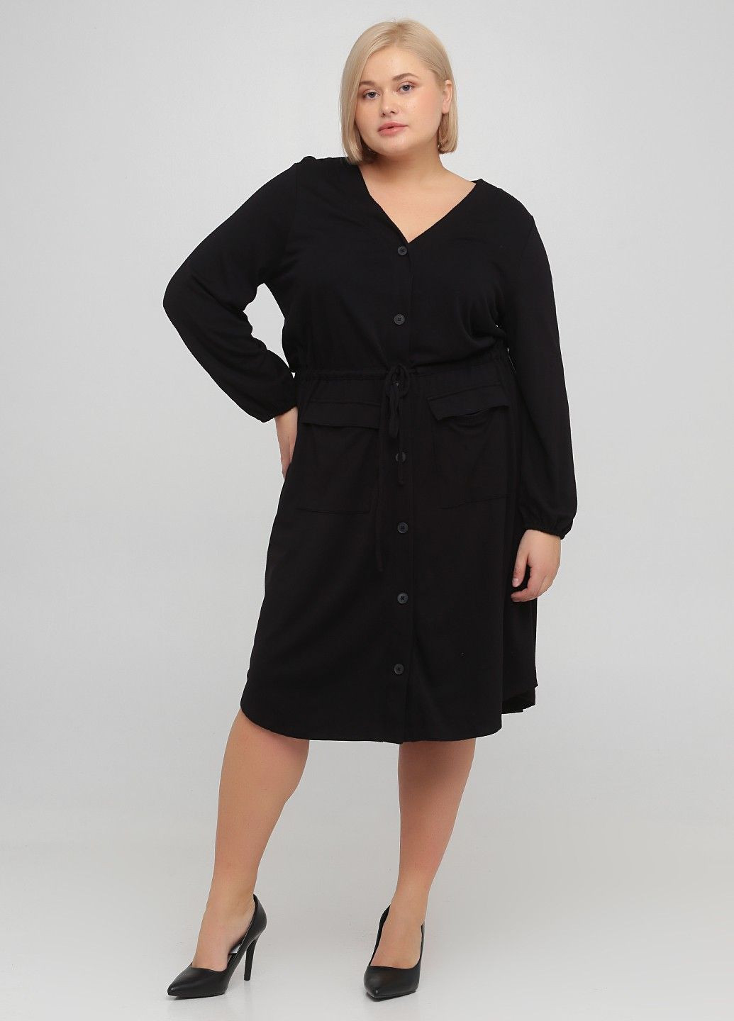 Чорна кежуал сукня Old Navy однотонна