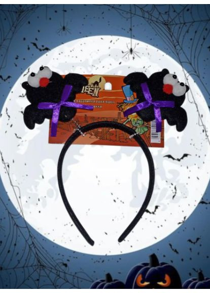 Обруч на Хэллоуин Летучие мысли one size разноцветный Jannet Обруч (360520483)