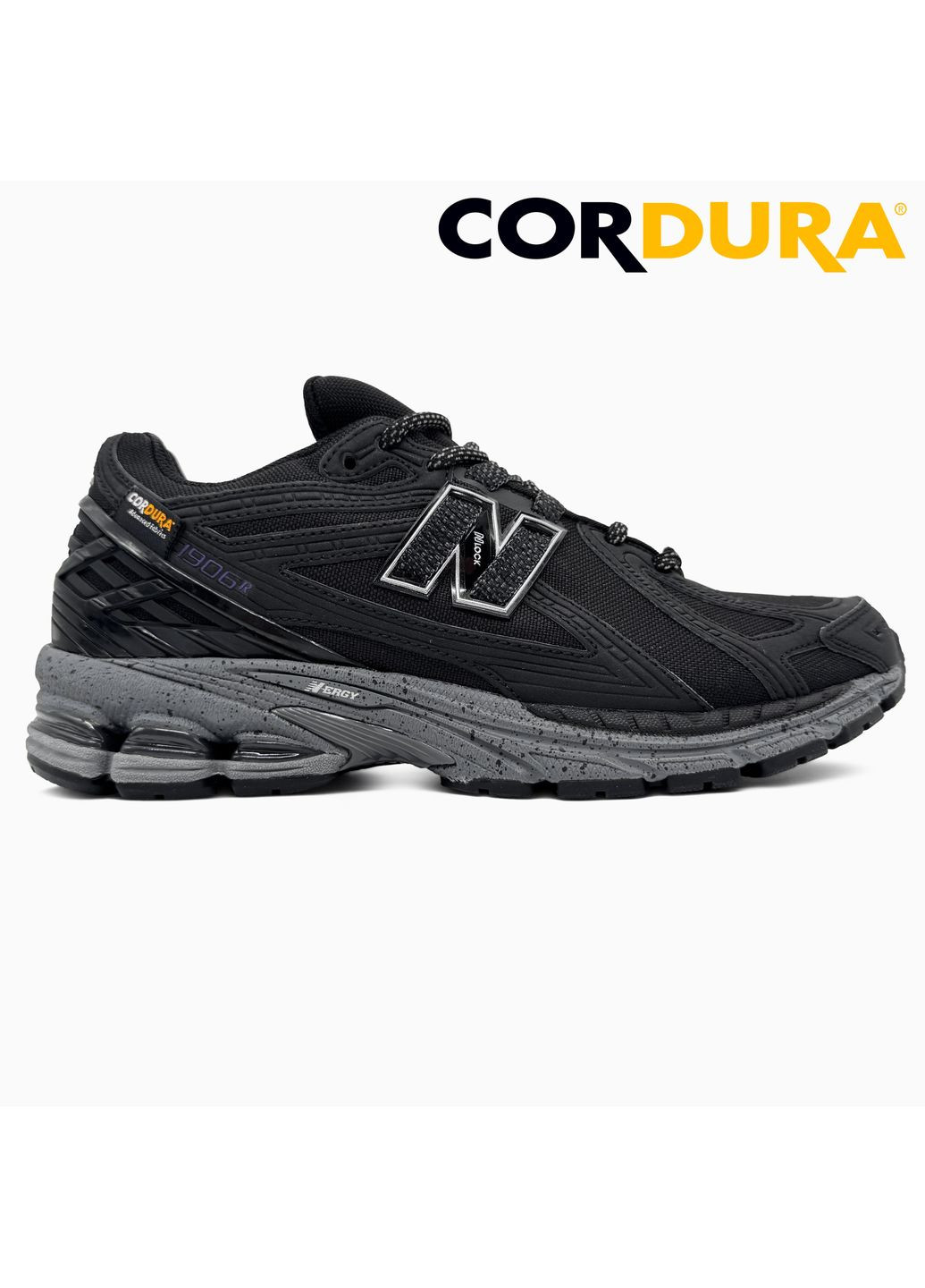 КРОССОВКИ ЖЕНСКИЕ NEW BALANCE 1906R BLACK / GREY CORDURA НЬЮ БЕЛАНС 1906R No Brand серые демисезоны (367168859)