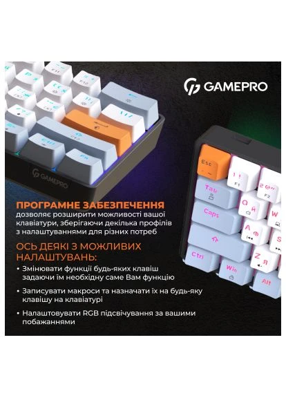 Клавіатура (MK130R) OfficePro MK130R Hot-Swap Red Swich RGB USB UA Black (357491829)