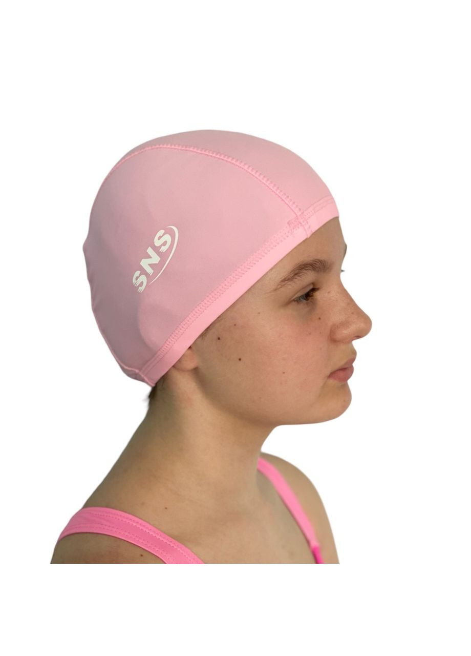 Шапочка для плавания тканевая розовая AL1117-Р () SNS (316322430)