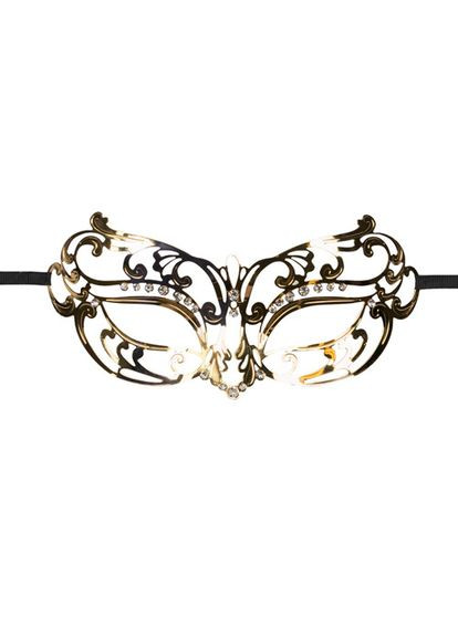 Маска металлическая золото Venetiaans Masker EasyToys (303896913)