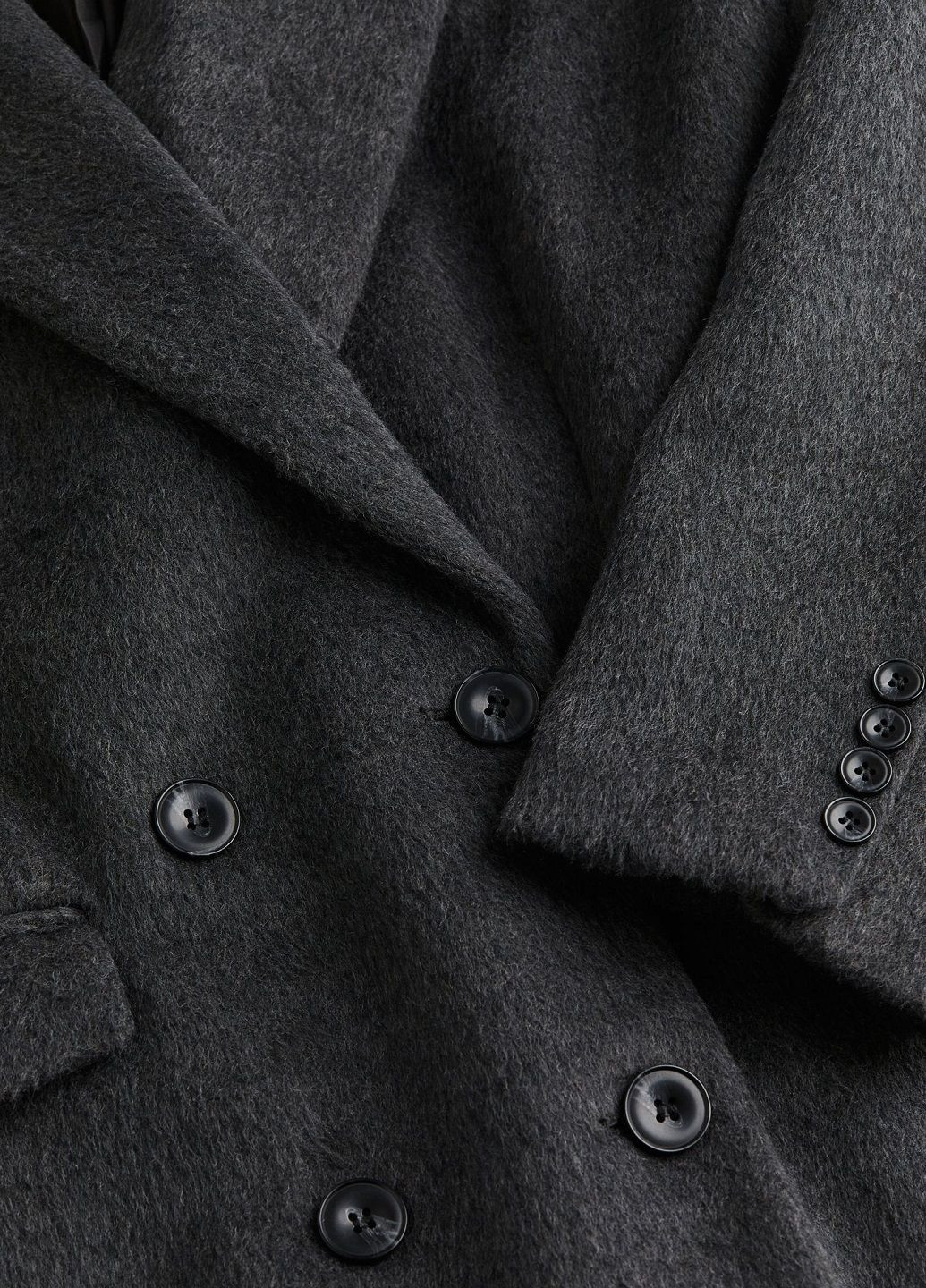 Темно-серый женский жакет H&M однотонный - демисезонный