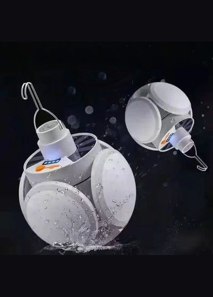 Кемпинговый фонарь лампа аккумуляторная с солнечной батереей BL 2029-1 подвесная, уличная 5Вт Bailong (298875725)