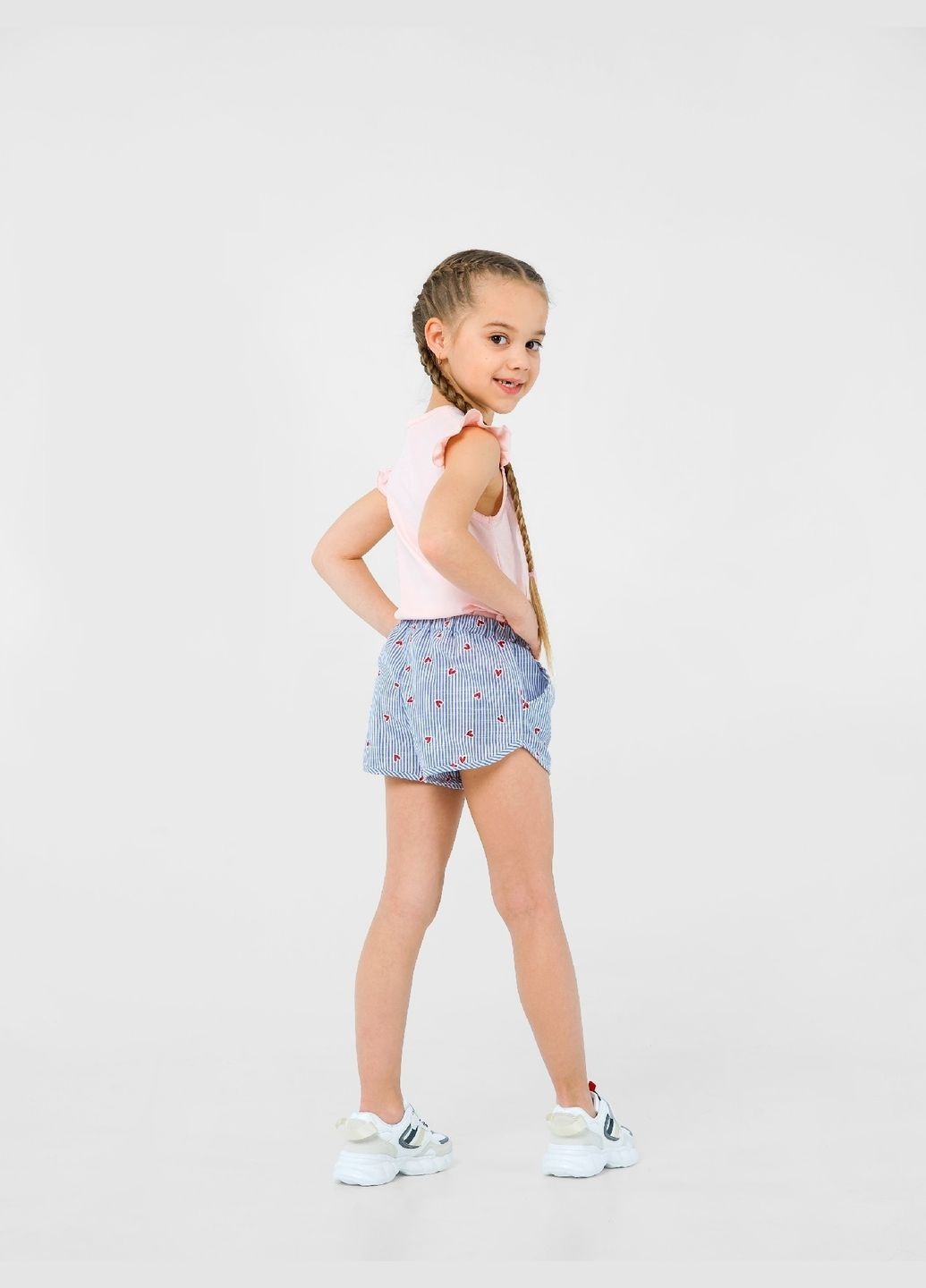 Зелена демісезонна майка, ситцеве літо, кулір, (110654) () 1218м/80-86/24, персиковий Smil