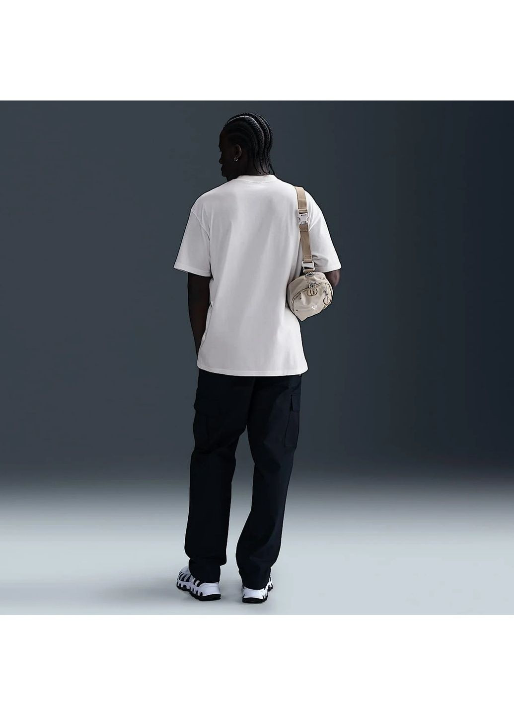 Белая футболка мужская nsw sw air l fit top white Nike