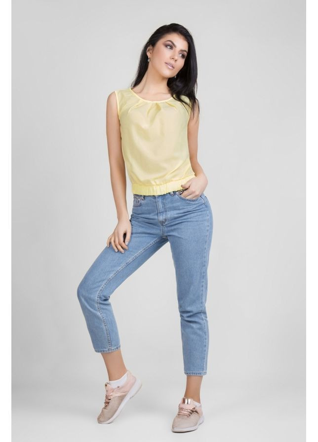 Жовта блуза 1347 bellise жовтий Triko Bakh