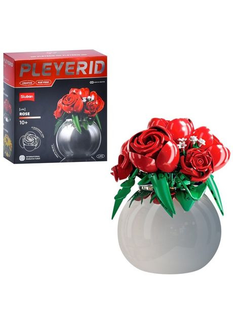 Конструктор Розы M38-P8061 16.5 см Sluban (360647574)