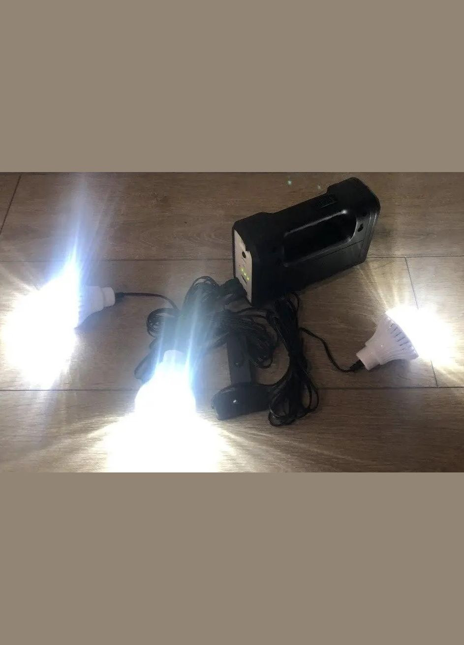 Система автономного освітлення сонячна панель+ліхтар+лампи GDPlus GD-8017 (1756375743) No Brand (326065607)