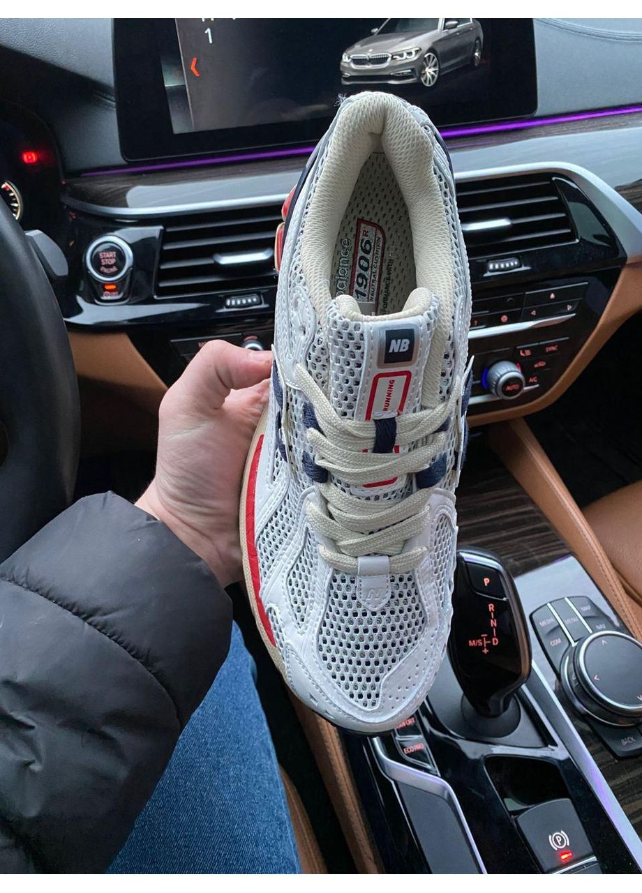 КРОСІВКИ ЖІНОЧІ NEW BALANCE 1906R WHITE BLACK RED НЬЮ БЕЛАНС 1906R No Brand чорні демісезони (367168153)