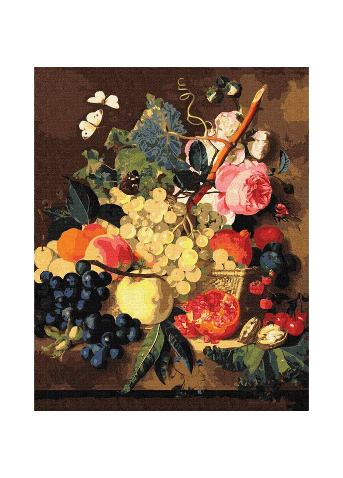 Картина по номерам "Корзина с фруктами" ©Jan van Huysum KHO5663 40х50 см Идейка (302366208)