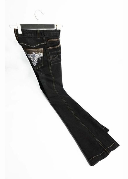 Женские винтажные джинсы AV-314 Черный 6th Avenue - (271683142)
