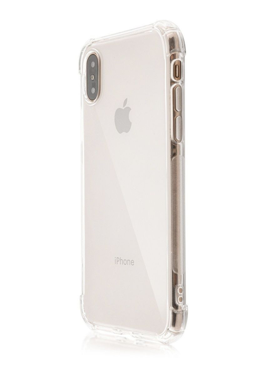 Силіконовий протиударний чохол панель на Iphone X/XS із захистом камери прозорий (542331245) No Brand (317297462)