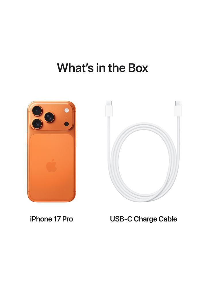Смартфон iPhone 17 Pro 256GB Cosmic Orange (MG8H4AF/A) Apple (372126504)