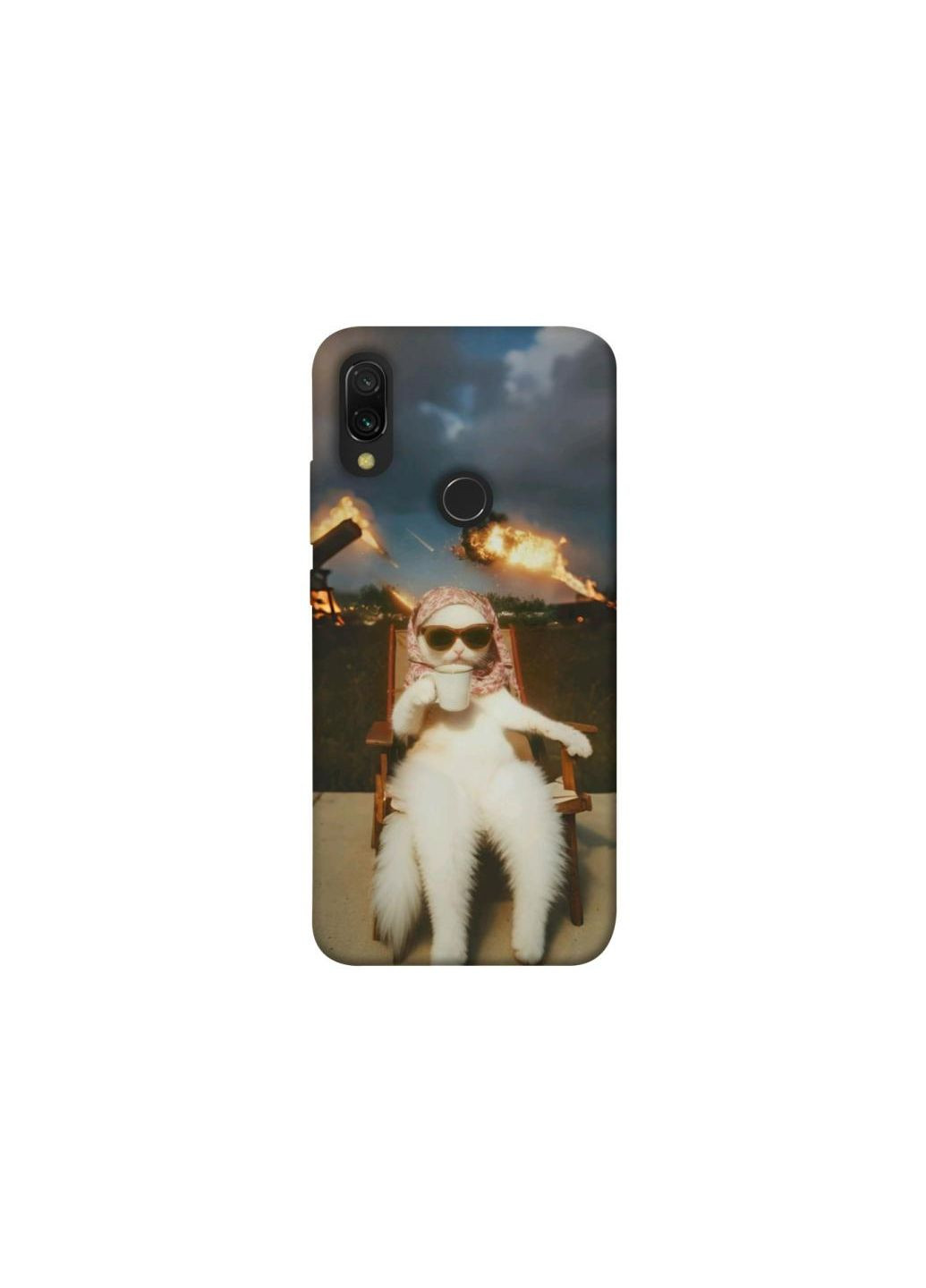 Чохол на Xiaomi Redmi 7 cat explosion Frontalka (356083033)