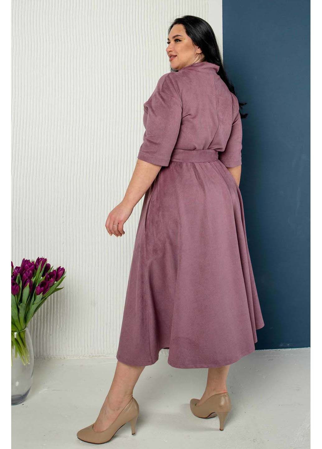 Лиловое праздничный платье Ри Мари однотонное