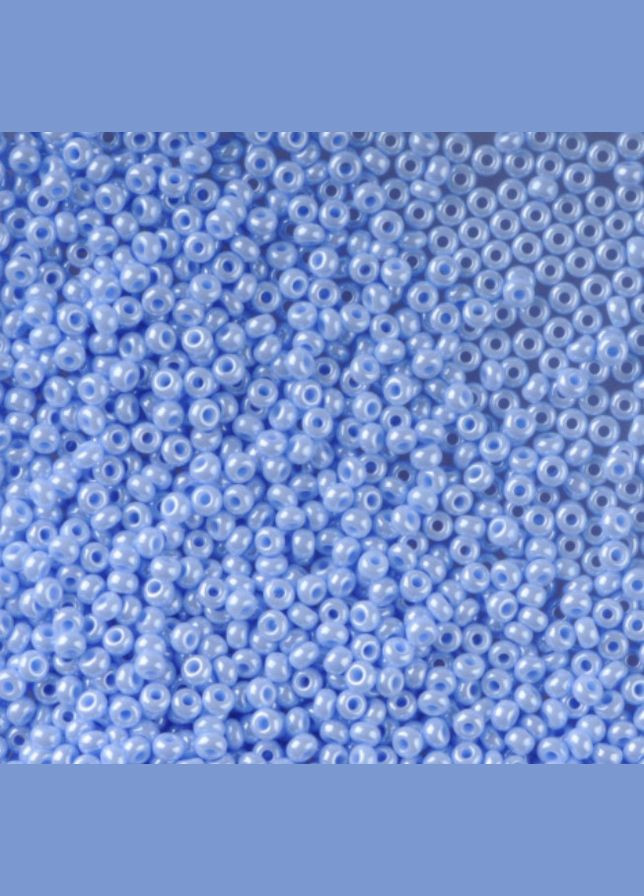 Бісер чеський Preciosa 38000, керамічний глазурований, бузковий пастельний (10 г) No Brand (340483599)